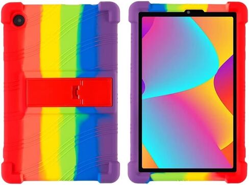 Case for TCL TAB 8 Plus 9138S/TCL Tab 8 LE 9137W/TCL Tab 8 WiFi 9132X Tablet Case, Kids Friendly Silicone Adjustable Stand Cover for TCL Tab 8 LE/Tab 8 WiFi/Tab 8V Tablet (Black) in Kuwait