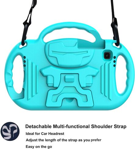 حافظة LTROP للأطفال لهاتف Samsung Galaxy Tab A7 Lite 8.7 بوصة 2021، حافظة Galaxy Tab A7 lite مع حزام، حافظة بمقبض خفيف الوزن مقاومة للصدمات لهاتف Samsung Galaxy Tab A7 Lite 2021(SM-T220/T225/T227)، أزرق in Kuwait