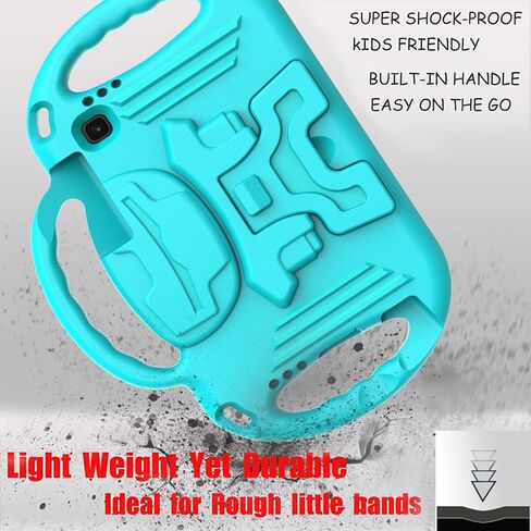 حافظة LTROP للأطفال لهاتف Samsung Galaxy Tab A7 Lite 8.7 بوصة 2021، حافظة Galaxy Tab A7 lite مع حزام، حافظة بمقبض خفيف الوزن مقاومة للصدمات لهاتف Samsung Galaxy Tab A7 Lite 2021(SM-T220/T225/T227)، أزرق in Kuwait