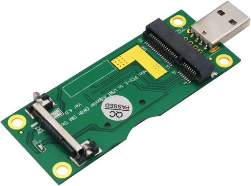 محول PCI-E صغير إلى USB مع فتحة بطاقة SIM لبطاقات شبكة 3G / 4G in Kuwait