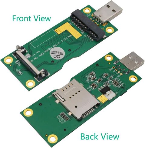 محول PCI-E صغير إلى USB مع فتحة بطاقة SIM لبطاقات شبكة 3G / 4G in Kuwait