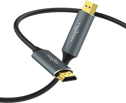 Twozoh Fiber Optic HDMI Cable 30FT, 4K Fiber HDMI to HDMI Cable 4K/60Hz (4:4:4 HDR10 HDCP2.2) 1440p 144Hz 18Gbps High Speed UHD Fiber HDMI Cord(10M) in Saudi Arabia