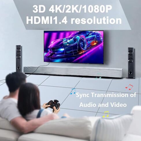 غوغوزد موسع HDMI فوق كيبل كات 5e/6/7/8، مضخم اشارة شبكة HDMI الى RJ45 حتى 30 متر/96 قدم 1080P 4k لتلفزيون HD والكمبيوتر الشخصي وسيت بوكس ودي في دي وبلاي ستيشن 4 واس تي بي وجهاز العرض in Kuwait