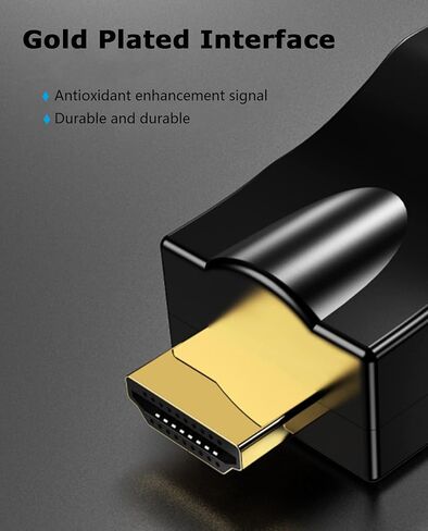 غوغوزد موسع HDMI فوق كيبل كات 5e/6/7/8، مضخم اشارة شبكة HDMI الى RJ45 حتى 30 متر/96 قدم 1080P 4k لتلفزيون HD والكمبيوتر الشخصي وسيت بوكس ودي في دي وبلاي ستيشن 4 واس تي بي وجهاز العرض in Kuwait