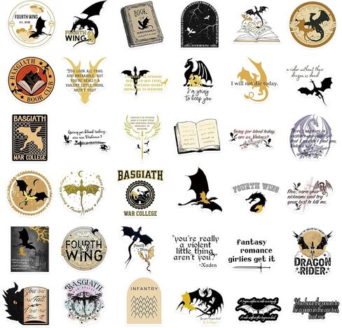100pcs Fourth Stickers Water Bottle Waterproof Vinyl Stickers Laptop Skateboard Luggage Computer Stickers for Teen Girls Children Book Dragon Lovers in Kuwait