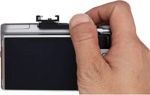 Hot Shoe Thumb Up Rest Hand Grip,with Cold Shoe， Compatible with Olympus Fuji | Cold Shoe, Compatible with Olympus, Compatible with Fuji in Saudi Arabia