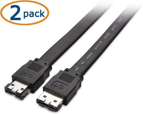 Cable Matters 2-Pack 6 Gbps Shielded eSATA Cable 6 Feet in Kuwait