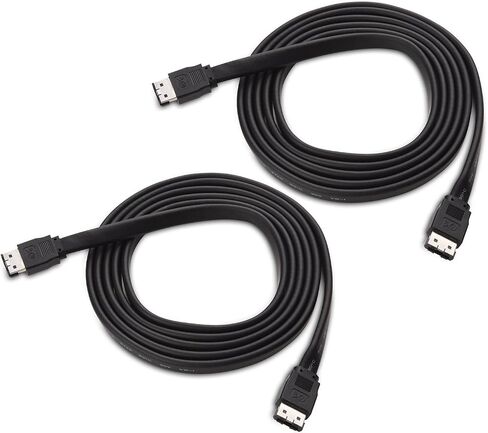 Cable Matters 2-Pack 6 Gbps Shielded eSATA Cable 6 Feet in Kuwait