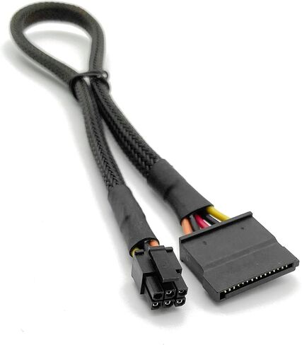 YOUKITTY Mini 6-pin to SATA 15-pin Power Adapter Cable for Motherboard 3668 3667 3650 HDD Power Supply (2 Pieces) in Kuwait