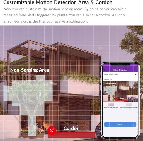 كاميرا أمان لاسلكية xmartO 2K HD Dome PTZ مع تتبع تلقائي وصوت، كاميرا مراقبة WiFi داخلية/خارجية تعمل بشكل مستقل أو مع NVR، أو التسجيل على بطاقة SD أو NVR أو التخزين السحابي in Kuwait