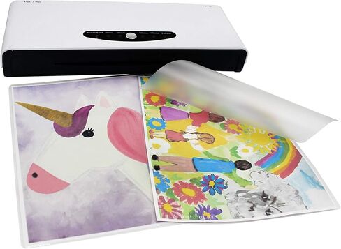 Optiazure Thermal Laminating Pouches 9"x11.5" Inches, 3mil 200Pack, Laminated Paper, Clear, Letter Size, Office and School Supplies in Kuwait