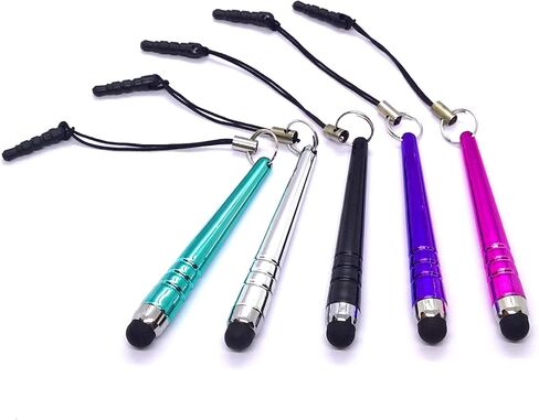 5 عبوات من قلم لمس مضرب بيسبول صغير عالمي لأجهزة Apple Samsung الذكية والهواتف المحمولة والأجهزة اللوحية وأجهزة Android (متعدد الألوان ساطع) (متعدد الألوان ساطع) in Kuwait