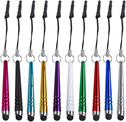 5 عبوات من قلم لمس مضرب بيسبول صغير عالمي لأجهزة Apple Samsung الذكية والهواتف المحمولة والأجهزة اللوحية وأجهزة Android (متعدد الألوان ساطع) (متعدد الألوان ساطع) in Kuwait