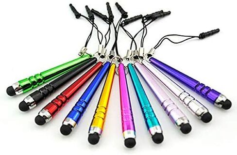 5 عبوات من قلم لمس مضرب بيسبول صغير عالمي لأجهزة Apple Samsung الذكية والهواتف المحمولة والأجهزة اللوحية وأجهزة Android (متعدد الألوان ساطع) (متعدد الألوان ساطع) in Kuwait