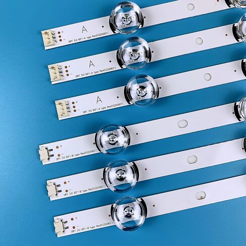شرائط اضاءة خلفية LED من بانميلد 12 قطعة لتلفزيون ال جي 60 انش 60LB5900-UV 60LB6100-UG 60LF6100-UA 60LB6300 60LB6100 60LB6500 60LF6300 60LF6090 in Saudi Arabia