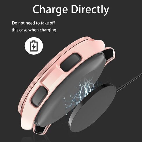 【عبوة من 2+2+3】مجموعة واقي شاشة وحافظة لساعة Samsung Galaxy Watch 6 مقاس 47 مم من Jomitvp، تأتي مع مجموعة من الحلقات الخارجية ذات الوجهين، وأغشية واقية من الزجاج المقسى مضادة للضباب والخدش (47 مم، فضي/أسود) in Kuwait