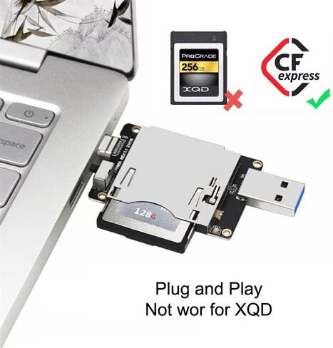 CF-Express Type-B to M.2 NVMe 2230 M-Key Adapter CFE for Xbox Series X&S CH SN530 SSD PCIe4.0 Expansion Memory Card in Kuwait