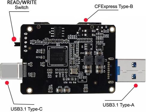 CF-Express Type-B to M.2 NVMe 2230 M-Key Adapter CFE for Xbox Series X&S CH SN530 SSD PCIe4.0 Expansion Memory Card in Kuwait