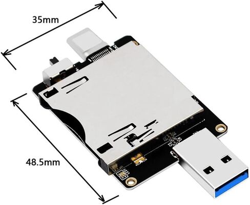 CF-Express Type-B to M.2 NVMe 2230 M-Key Adapter CFE for Xbox Series X&S CH SN530 SSD PCIe4.0 Expansion Memory Card in Kuwait