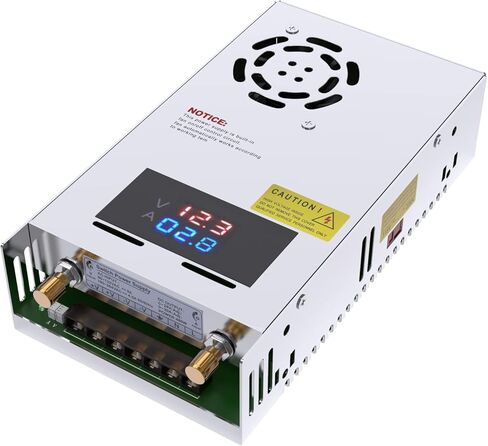 IMAYCC مزود طاقة قابل للتعديل مع شاشة LED - محول 110 فولت تيار متردد إلى 24 فولت تيار مستمر 480 وات 20 أمبير in Kuwait