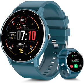 TIFOZEN Smart Watch for Men Women(Answer/Make Calls), 1.39" HD Touch Screen Fitness Tracker with 30 Sport Modes, IP68 Waterproof, Heart Rate/Blood Oxygen/Sleep Monitor for iPhone & Android (Black)