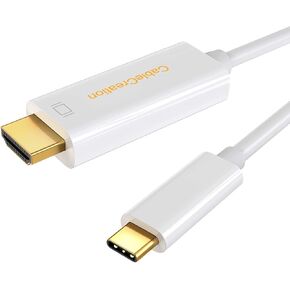 كابل CableCreation USB C إلى HDMI للمكتب المنزلي 4K@60 هرتز 10FT، من النوع C إلى HDMI Thunderbolt 3 متوافق مع iPhone15/15Pro/15Plus/15Promax، MacBook Pro/Air/iPad Pro 2020، Galaxy S23/ S23+/ S23 Ultra in Kuwait