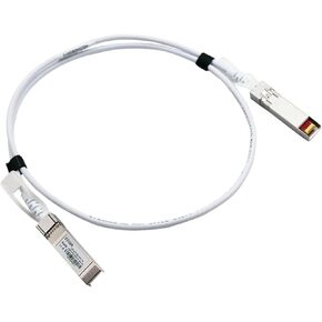 [أبيض اللون] كابل نحاسي سلبي 25 جيجابت SFP28، كابل DAC بطول 0.5 متر 25GBASE-CR SFP28، متوافق مع Cisco SFP-H25G-CU0.5M، Ubiquiti، Mikrotik، Netgear، Supermicro، مفاتيح مفتوحة المصدر in Kuwait