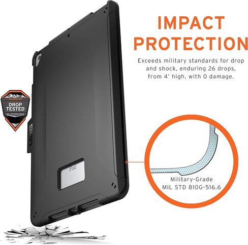 UAG Metropolis for iPad 10.2-inch 9th Generation Case, Folio Cover, Black in Saudi Arabia