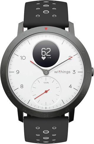Withings Steel HR Sport - ساعة ذكية هجينة متعددة الرياضات، نظام تحديد المواقع المتصل، معدل ضربات القلب، مستوى اللياقة البدنية عبر VO2 max، تتبع النشاط والنوم، الإشعارات in Kuwait