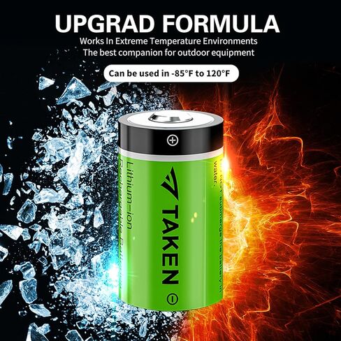 Taken 123 بطارية ليثيوم 3.7 فولت قابلة للشحن مع شاحن لكاميرات Arlo (VMC3030/VMK3200/VMS3330/3430/3530) ميكروفون مصباح يدوي (12 حزمة) in Saudi Arabia