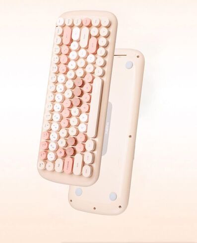 Mofii Wireless Keyboard and Mouse Combo,2.4G USB Multi-Color Cute Full Size Keyboard and Optical Mice Set for Computer Desktop PC Laptop (Pink-Mixed)…… in Kuwait