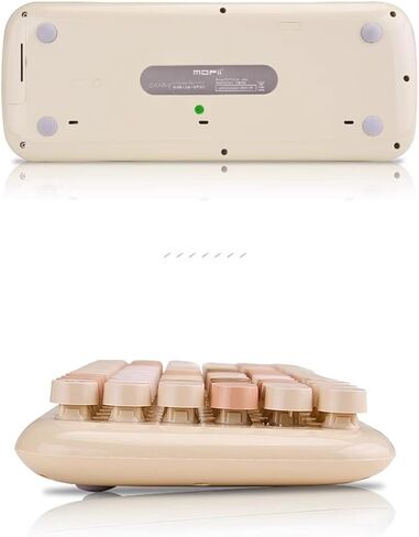 Mofii Wireless Keyboard and Mouse Combo,2.4G USB Multi-Color Cute Full Size Keyboard and Optical Mice Set for Computer Desktop PC Laptop (Pink-Mixed)…… in Kuwait