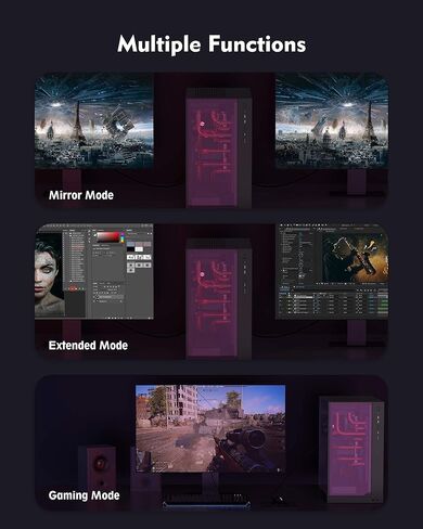كابل Silkland 8K DisplayPort 1.4، كابل DP 3.3 قدم [8K@60 هرتز، 4K@144 هرتز، 2K@240 هرتز 165 هرتز]، سلك منفذ عرض عالي السرعة مجدول مطلي بالذهب، متوافق مع أجهزة الكمبيوتر المحمول، شاشة ألعاب FreeSync G-Sync in Kuwait