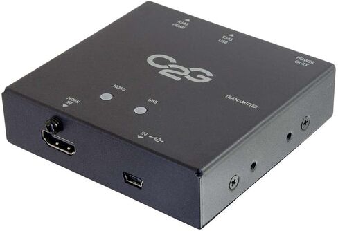 C2G Legrand HDMI Over Cat5/6 Signal Extender, Audio/Video Extender, Ideal as Plug and Play Extender, Supports Up to 164 Feet, Black, 1 Set of 2 Extenders, C2G 60180 in Kuwait