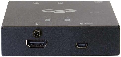 C2G Legrand HDMI Over Cat5/6 Signal Extender, Audio/Video Extender, Ideal as Plug and Play Extender, Supports Up to 164 Feet, Black, 1 Set of 2 Extenders, C2G 60180 in Kuwait