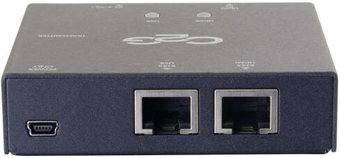 C2G Legrand HDMI Over Cat5/6 Signal Extender, Audio/Video Extender, Ideal as Plug and Play Extender, Supports Up to 164 Feet, Black, 1 Set of 2 Extenders, C2G 60180 in Kuwait