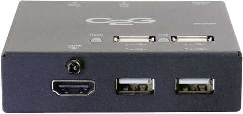 C2G Legrand HDMI Over Cat5/6 Signal Extender, Audio/Video Extender, Ideal as Plug and Play Extender, Supports Up to 164 Feet, Black, 1 Set of 2 Extenders, C2G 60180 in Kuwait