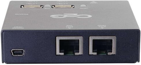 C2G Legrand HDMI Over Cat5/6 Signal Extender, Audio/Video Extender, Ideal as Plug and Play Extender, Supports Up to 164 Feet, Black, 1 Set of 2 Extenders, C2G 60180 in Kuwait