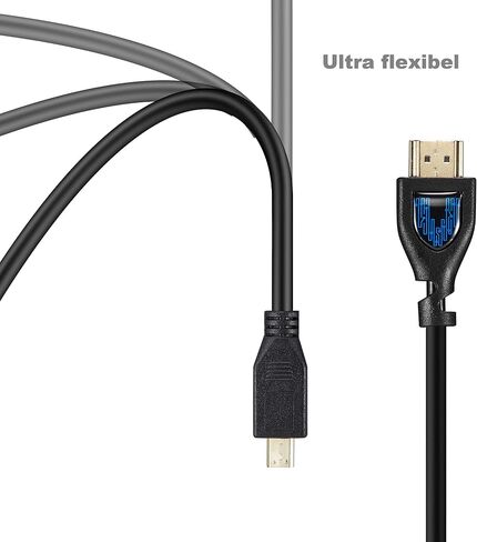 Vilros Micro-HDMI Male to Standard HDMI Cable -5ft- Designed for Raspberry Pi 5/4 (2) in Saudi Arabia