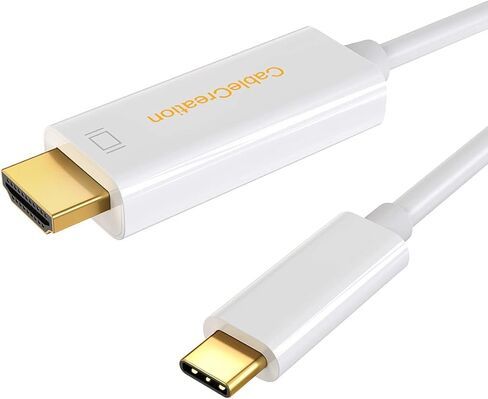 كابل CableCreation USB C إلى HDMI للمكتب المنزلي 4K@60 هرتز 10FT، من النوع C إلى HDMI Thunderbolt 3 متوافق مع iPhone15/15Pro/15Plus/15Promax، MacBook Pro/Air/iPad Pro 2020، Galaxy S23/ S23+/ S23 Ultra in Saudi Arabia