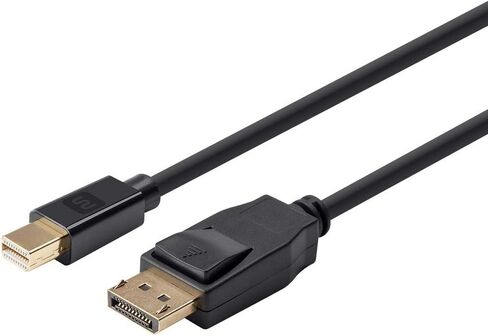 Monoprice 115888 Mini DisplayPort 1.2 to DisplayPort Cable - 1.5 Feet, 4K Capable, Supports 3D Video - Select Series Black in Kuwait