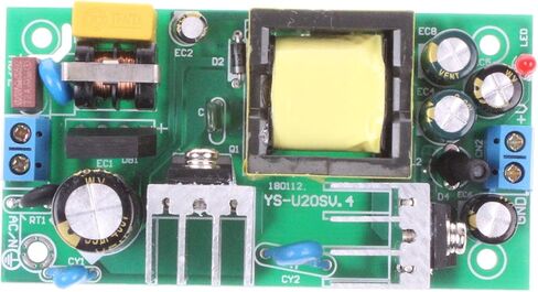 NOYITO AC to DC Precision Buck Power Supply Module AC 120V 100V-264V to 5V 3A 3000mA Isolated Step-Down DC Module (5V 3A) Green in Saudi Arabia