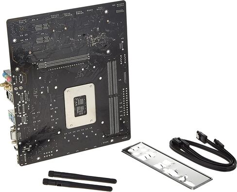 اسروك لوحة ام H610M/ac انتل واي فاي LGA1700 متوافقة مع وحدة المعالجة المركزية انتل الجيل 13 و12 in Kuwait