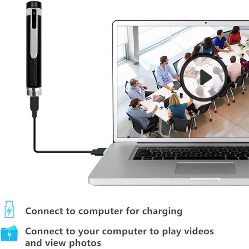 قلم كاميرا تجسس صغير، قلم كاميرا تجسس FHD 1080P، كاميرا مربية، كاميرا مخفية مع تسجيل فيديو، كاميرا تجسس، عمر بطارية طويل، لقطة، 5 عبوات حبر، سهلة الاستخدام، بطاقة TF عالية السرعة 32 جيجا in Kuwait