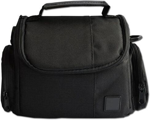 حقيبة كاميرا دي اس ال ار مبطنة جيدًا ومتوسطة الحجم مع جيوب بسحاب ومقصورات ملحقات لكاميرا كانون EOS Rebel T8i T7i T6i T6i T5i T4i T3i SL1 EOS 90D 80D 0D 60D 7D 6D 5D 750D 750D 700D in Kuwait