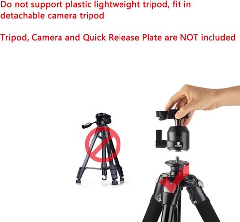 Fotoconic Horizontal Tripod Arm, 3/8 Screw Support Tripod Extension Bar Stand for Camera, Professional Photography Studio, Ball Head and Quick Release Plate are NOT Included in Saudi Arabia