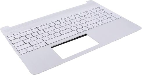 حافظة علوية من XtremeAmazing باللون الفضي مع لوحة مفاتيح M17184-001 لأجهزة الكمبيوتر المحمول HP 15T-DY 15-DY 15-EF 15S-EQ in Saudi Arabia
