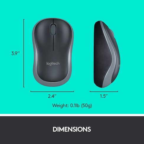 Logitech Wireless Combo MK270 - ماوس مدمج ولوحة مفاتيح كاملة الحجم، مجموعة لاسلكية متقدمة 2.4 جيجا هرتز طويلة المدى - أسود - 4 حزم من 920-004536 (متجدد) in Kuwait