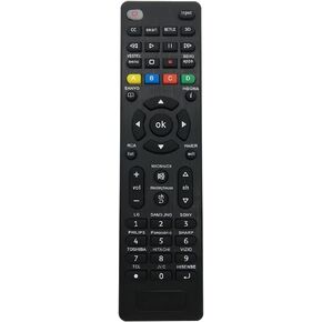 سماتار جهاز تحكم عن بعد عالمي لاجهزة سامسونج وسوني وال جي وهايسنس وباناسونيك وفيليبس وشارب وسانيو وانسيجنيا وتوشيبا وهيتاشي وتي سي ال الذكية والمزيد من العلامات التجارية للتلفزيون - سهل التركيب in Kuwait