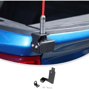 Linskip Heavy Duty CB Antenna Mast Mount Compatible with 2014-2018 Chevrolet Silverado & GMC-Sierra 1500, Tailgate CB & Whip Bracket for Sierra Exterior Accessories(Driver Side) in Kuwait